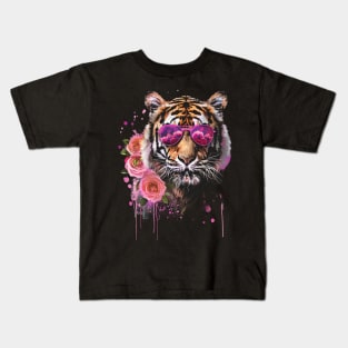 Tiger Color Studies Kids T-Shirt